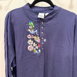 Y2K DISNEY STORE Embroidered Character Long Sleeve